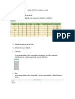 Taller Teórico Sobre Excel