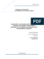 Trabalho Da Disciplina: A Educação Ambiental Na Educação Formal