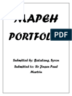 Mapeh: Portfolio