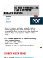 Determine The Compressive Strength of Concrete Hollow Blocks