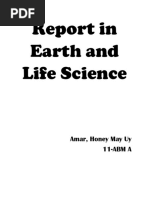 Report in Earth and Life Science: Amar, Honey May Uy 11-ABM A