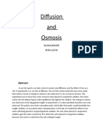 Diffusion and Osmosis: Abstract