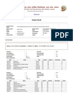 Student Result: Session: 2018-19 (REGULAR) Semesters: 1,2 Result: PCP Marks: 734/1350 COP: KCS101, KEE201