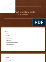 Statistical Tests - Handout PDF