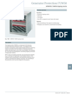 Generator Protection / 7UW50: SIPROTEC 7UW50 Tripping Matrix