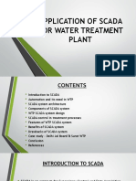 Application of Scada For Water Treatment Plant: - by Shraddha Malve MT19ENV017