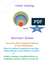 Merchant Banking: Prepared By