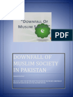 Downfall of Muslim Society in Pakistan