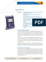 SDH Access Tester Up To STM-16: Key Features