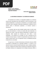 La Seguridad Ciudadana y Los Derechos Humanos