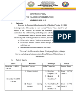 Activity Proposal FVM Celebration