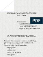 Serological Classification of Bacteria