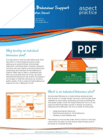 Aspect Positive Behaviour Support: Behaviour Form Information Sheet