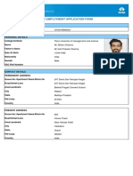 Tcs Employment Application Form