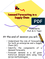 Demand Forecasting in A Supply Chain