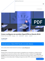 Como Configurar Um Servidor OpenVPN No Ubuntu 18.04 - DigitalOcean PDF