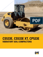 CS533E, CS533E XT, CP533E: Vibratory Soil Compactors