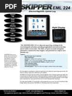 Skipper Speed Log EML224 Brochure