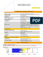 Eurapipe Abs Solvent Cement Material Safety Data Sheet