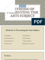 Presentation of Arts