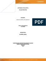 Actividad 2 Evaluativa Algebra Lineal