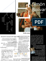 Folleto de Simon Bolivar