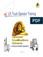 Lift Truck Operator Training