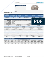 Water Cooled Centrifugal Chiller: Technical Data Sheet