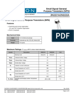 Small Signal General Purpose Transistors (NPN)