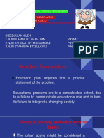 GGGC 6233 Perancangan Pendidikan 1. Problem Formulation 2. Reporting Result