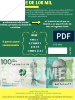 FOLLETO Billete de 100 Mil