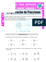 Simplificación de Fracciones para Quinto de Primaria