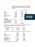 Business Combination Stock Acquisition