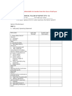 Financial Follow Up Report (FFR-II)