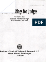 Select Writings For Judges