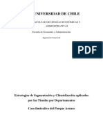 Estrategias de Segmentación y Clientelización Aplicadas Por Las Tiendas Por Departamentos