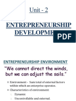 Unit - 2: Entrepreneurship Development