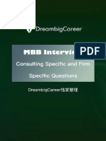 Dream Big Career - MBB Interview