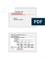 Arquitectura de Computadoras (Clase 2) Estructura Básica