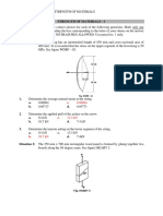 Review Problems in Strength of Materials