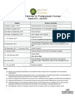 Academic Calendar PG 2017 18