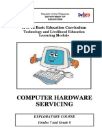 K To 12 PC Hardware Servicing Learning Module