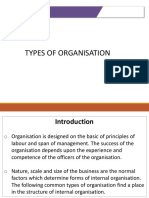 Types of Organizations