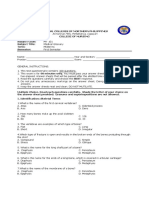 Medical Glossary Midterms Exam