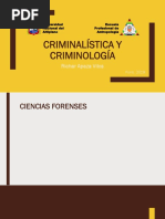 Criminalística y Criminología