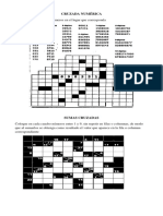 Cruzada Numerica y Sumas Cruzadas