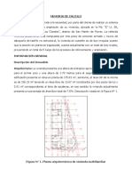 Memoria de Cálculo, Formato Edificación