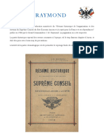 Résumé Historique de L'organisation Et Des Travaux Du Suprême Conseil Du Rite Écossais Ancien Et Accepté Pour La France Et Ses Dépendances