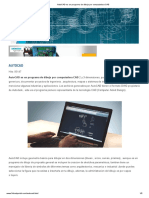 AutoCAD Es Un Programa de Dibujo Por Computadora CAD