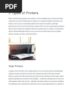 Types of Printers